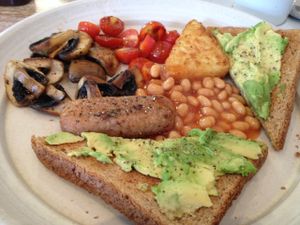 Vegan Breakfast  at The Good Apple Cafe in Sunderland