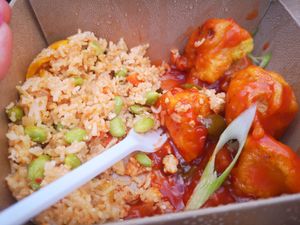 Sweet n sour cauliflower at The Good Apple Cafe in Sunderland