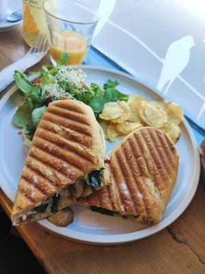 Mushroom panini- absolutely delicious 🤤😋 at The Good Apple Cafe in Sunderland