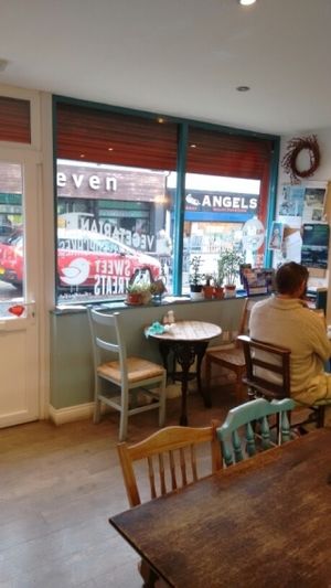 seats at The Good Apple Cafe in Sunderland