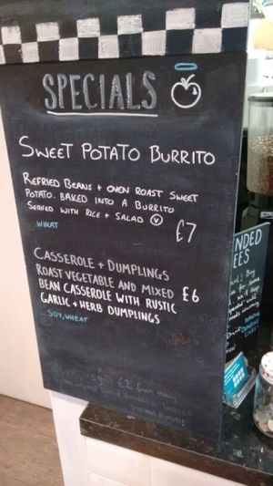 specials at The Good Apple Cafe in Sunderland
