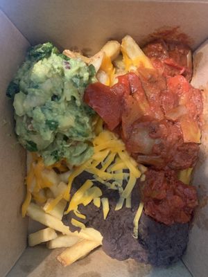 Loaded fries   at The Good Apple Cafe in Sunderland