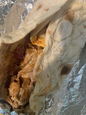 Shawarma kebab  at The Good Apple Cafe in Sunderland