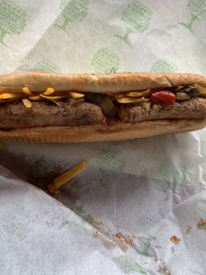 Sausage and cheese pans I  at The Good Apple Cafe in Sunderland