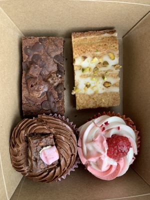 Traybakes and cupcakes  at The Good Apple Cafe in Sunderland