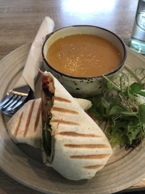 Vegan soup special! Yum!  at The Good Apple Cafe in Sunderland