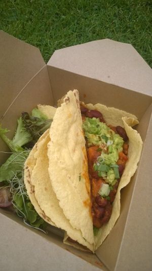 Chilli tacos  at The Good Apple Cafe in Sunderland