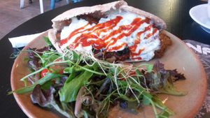 Pumpkin kibbeh  at The Good Apple Cafe in Sunderland