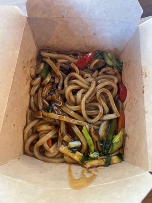 Yaki udon noodles  at LMM - UDON - TC in Carolina