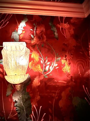 Powder Room decor  at The Ivy In The Lanes in Brighton