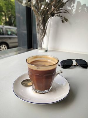 Americano with oat milk. at Metta in Munich