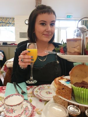 Excellent afternoon tea, it feels like a sanctuary for vegans as well as the profits going to help the animals at Charlie's Place. Very reasonably priced, lovely ambience . at The Animal Rescue Vintage Tea Room @ Heath - Pop-up in Chesterfield