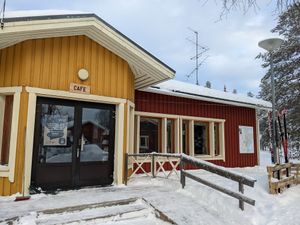 from outside at Cafe Solmu in Kolari