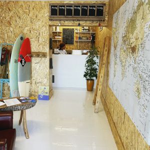 Surf café and shop at Anguilla Surf Café in Melides