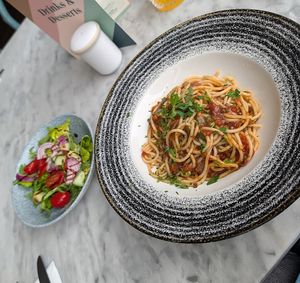Lentil ragu with salad at Bella Italia - St. Paul's Pl in Sheffield