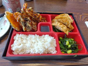 Tempura Veggie Bento at Hikari  in Chepstow