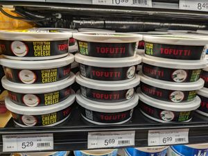 Tofutii cream cheese at Grove Kosher Market in Fort Lauderdale