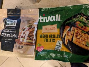 Vegan "meats" at Grove Kosher Market in Fort Lauderdale