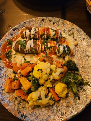 Kebab-Spieße at TWO SIX NINE in Frankfurt