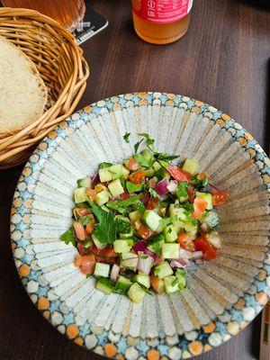 Israeli salad at TWO SIX NINE in Frankfurt