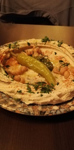 Hummus at TWO SIX NINE in Frankfurt
