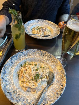 Vegane Carbonara  at TWO SIX NINE in Frankfurt