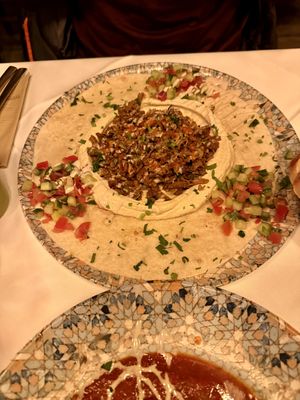 Tel Aviv plate  at TWO SIX NINE in Frankfurt