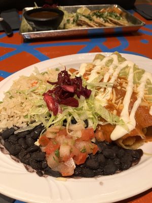 Enchiladas  at Alebrijes in Frankfurt