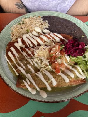 Enchiladas   at Alebrijes in Frankfurt