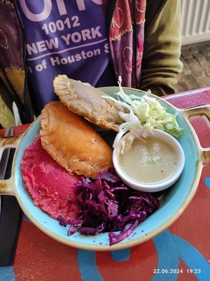 Empanadas at Alebrijes in Frankfurt