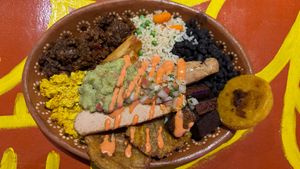 Bandeja paisa   at Alebrijes in Frankfurt