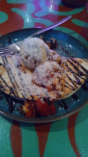 Solid dessert at Alebrijes in Frankfurt