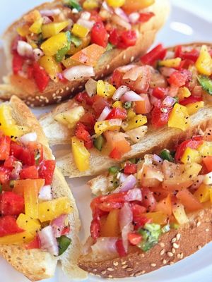 Bruschetta Sourdough at Halfway Hut - Beriani Gam Johor in Langkawi