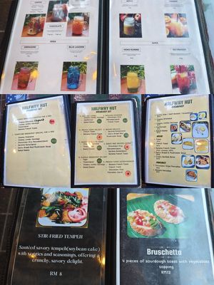 Some Menu options at Halfway Hut - Beriani Gam Johor in Langkawi