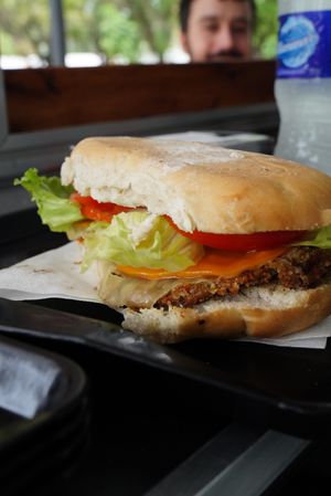 Sándwich de milanesa   at El Puestito del Tío in Buenos Aires