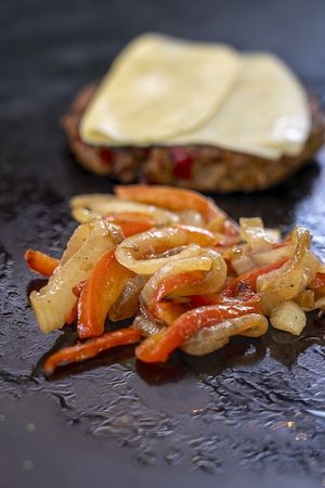 Hamburguesa vegetariana   at El Puestito del Tío in Buenos Aires