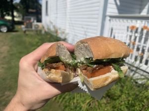 Vegan BLT (with tempeh bacon)  at Poseidon's Pantry in Chincoteague
