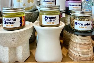 Nut butters and granola  at Oakberry - Dubai Festival City in Dubai