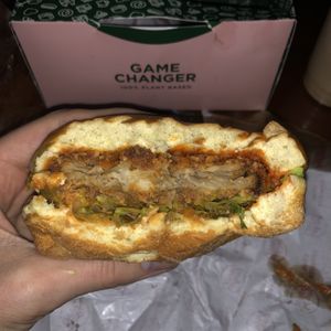 Spicy fried chick’n sandwich   at Neat Burger - Ghost Kitchen in Dubai