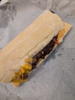 Cheese steak at Neat Burger - Ghost Kitchen in Dubai