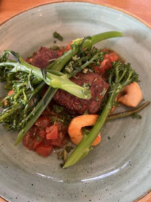 Vegan Surf & Turf  at Pizza Limone in T-loo Oldebroek