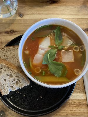 Minestrone  at Blattgold in Hamburg