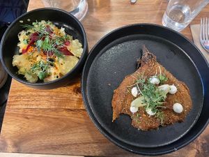 Auberginen Schnitzel   at Blattgold in Hamburg