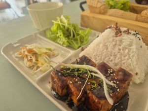 Tofu Teriyaki Bento at Rice On Rice in Nha Trang