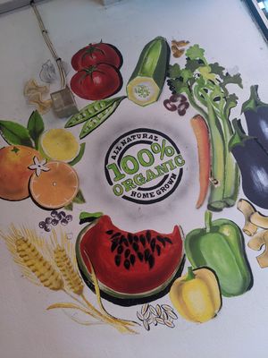 Wall at Vege Fast Food in Split