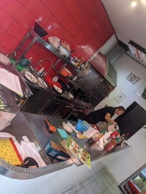 Kitchen at Vege Fast Food in Split