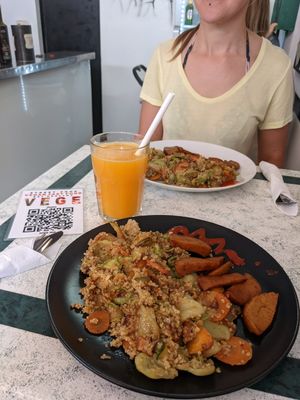 Visited today and had quinoa with seitan and roasted vegetables. Food was tasty and the service was quick and friendly. at Vege Fast Food in Split