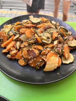 Grilled vege plate with tofu   at Vege Fast Food in Split