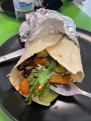 Seitan wrap  at Vege Fast Food in Split