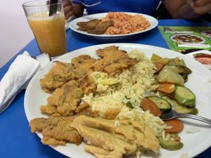 Oyster mushrooms  at Vege Fast Food in Split